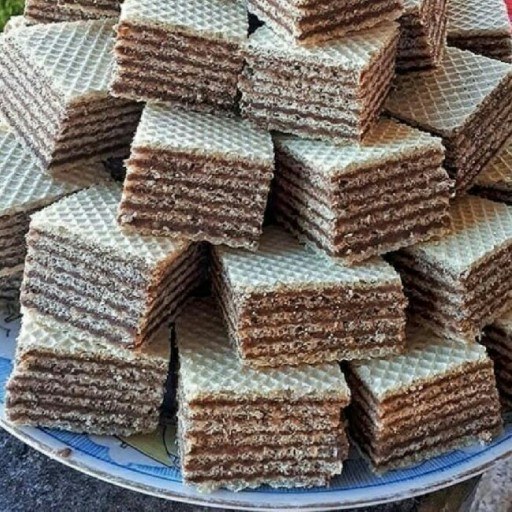 مراحل پخت شیرینی میکادو